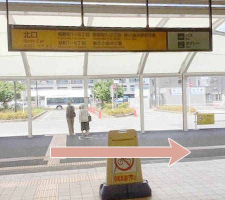 東小金井駅からゆうレディースクリニック東小金井までの行き方